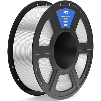Пластик Elegoo PET-G Rapid Filament Прозрачный Ø1,75мм Вес: 1 кг