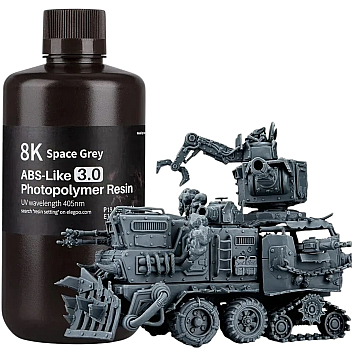 Фотополимерная смола Elegoo ABS-like 3.0 Space Grey (Серая) 1 кг