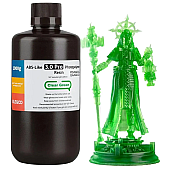 Фотополимерная смола Elegoo ABS-like 3.0 Pro Clear Green (Прозрачная зеленая) 1 кг