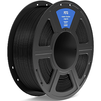 Пластик Elegoo PET-G Filament Черный Ø1,75мм Вес: 1 кг
