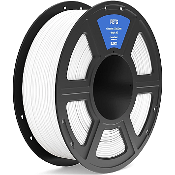 Пластик Elegoo PET-G Filament Белый Ø1,75мм Вес: 1 кг