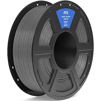Пластик Elegoo PET-G Filament Тёмно-серый Ø1,75мм Вес: 1 кг