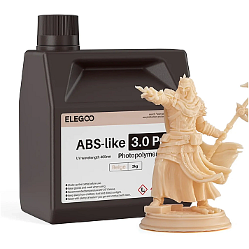 Фотополимерная смола Elegoo ABS-like 3.0 Pro Beige (Бежевая) 2 кг
