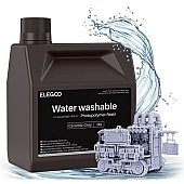Фотополимерная смола Elegoo Water Washable Resin Grey (Серая) смывающаяся водой 2 кг