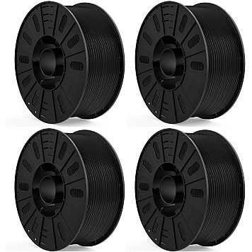 Пластик Elegoo PLA Filament Черный Ø1,75мм Вес: 4 x 3 кг
