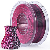 Пластик Elegoo PLA Silk Filament Черно-красный, шелковый блеск Ø1,75мм Вес: 1 кг
