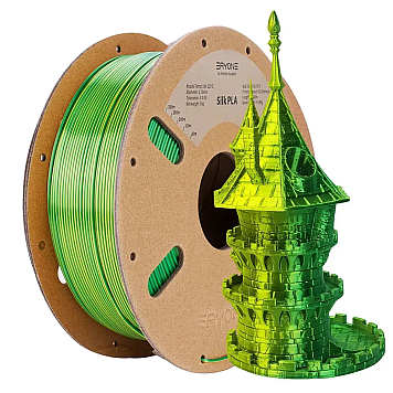 Пластик Eryone PLA Silk Dual Yellow&Green Желтый/Зеленый Ø1,75мм Вес: 1 кг