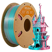 Пластик Eryone PLA Silk Dual Teal&Orange Red Бирюзовый/Красно-оранжевый Ø1,75мм Вес: 1 кг