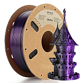 Пластик Eryone PLA Silk Dual Black&Purple Черный/Фиолетовый Ø1,75мм Вес: 1 кг