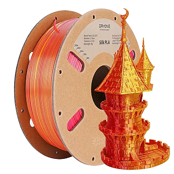 Пластик Eryone PLA Silk Dual Red&Gold Красный/Золотой Ø1,75мм Вес: 1 кг