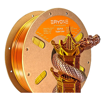Пластик Eryone PLA Silk Triple-color Gold&Silver&Copper Золото/Серебро/Медь Ø1,75мм Вес: 1 кг