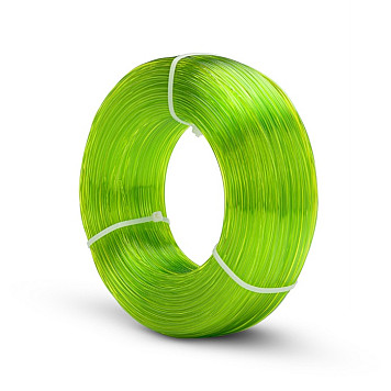 Пластик FIBERLOGY Easy PETG Refill Светло-зелёный (прозрачный) без катушки Ø1,75 мм, Вес: 0,85 кг