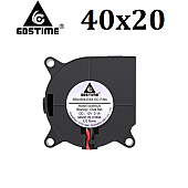 Вентилятор турбина 40*20 24В/12В GDB4020, Втулка, GDSTime для 3D принтера