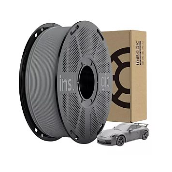 Пластик INSLOGIC PLA Matte Grey Серый матовый Ø1,75мм Вес: 1 кг