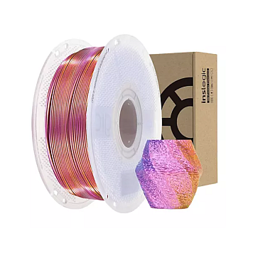 Пластик INSLOGIC PLA Silk California Sunset Красный/Желтый/Синий Ø1,75мм Вес: 1 кг