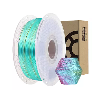 Пластик INSLOGIC PLA Silk Fantasy Cyber Синий/Фиолетовый/Желтый Ø1,75мм Вес: 1 кг