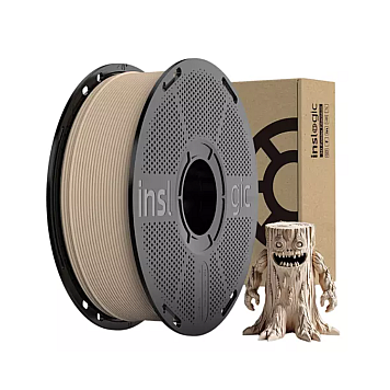 Пластик INSLOGIC PLA WoodFill Maple Клен Ø1,75мм Вес: 1 кг