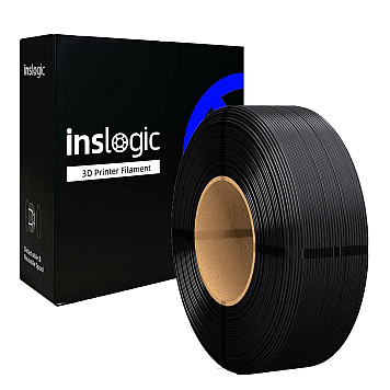 Пластик Inslogic PETG Черный (без катушки) Ø1,75мм Вес: 1 кг для 3D принтера