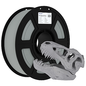 Пластик JAMG HE Hi-Speed PLA+ Grey Серый Ø1,75мм Вес: 1 кг