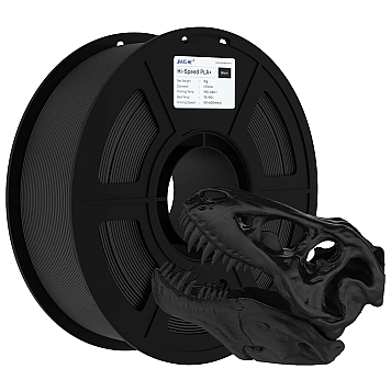 Пластик JAMG HE Hi-Speed PLA+ Black Черный Ø1,75мм Вес: 1 кг