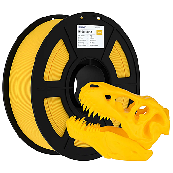 Пластик JAMG HE Hi-Speed PLA+ Yellow Желтый Ø1,75мм Вес: 1 кг