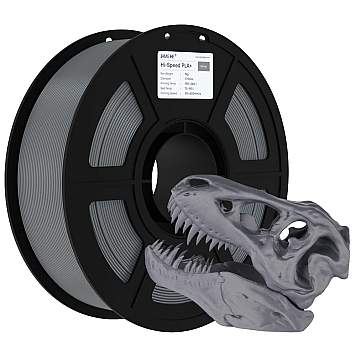 Пластик JAMG HE Hi-Speed PLA+ Silver Серебристый Ø1,75мм Вес: 1 кг
