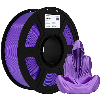 Пластик JAMG HE PLA Silk Purple Фиолетовый Ø1,75мм Вес: 1 кг