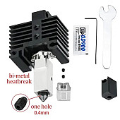 Улучшенный хотенд Kingroon для Bambulab X1 X1C (биметаллическое горло, сопло из закаленной стали)