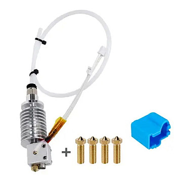Хотенд KINGROON E3D V5-vyper с радиатором для 3d принтера Anycubic Vyper плюс носок и 4 сопла