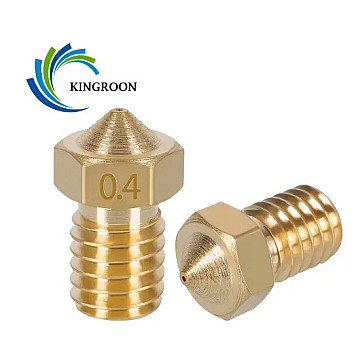 Сопло Kingroon V5 V6 E3D с внутренним диаметром 0,4 мм