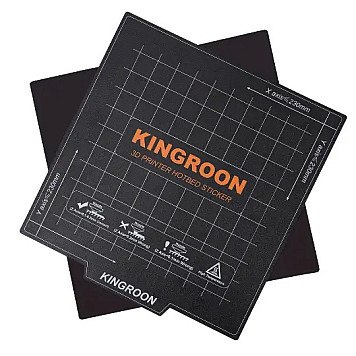 Эластичное адгезионное покрытие Kingroon для столика 3d принтера с магнитным основанием 235*235 мм