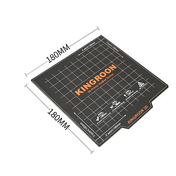 Эластичное адгезионное покрытие Kingroon для столика 3d принтера с магнитным основанием 180*180 мм