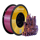 Пластик KINGROON PLA Silk Tri-Color Golden Green Rosered Золотой-Зеленый-Розовый Ø1,75мм Вес: 1 кг