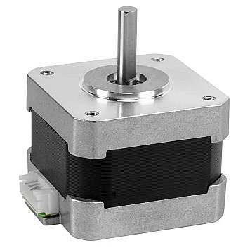 Мотор шаговой Kingroon для 3D принтера Creality CR-10/Ender-3, 5.6В, 42*32мм, серебристый, кабель 1м*H2.54