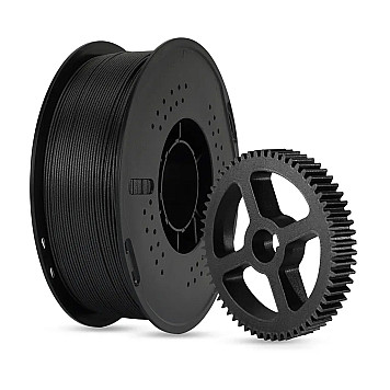 Пластик KINGROON PETG-CF Carbon Fiber Black / Чёрный Ø1,75 мм, Вес: 1 кг