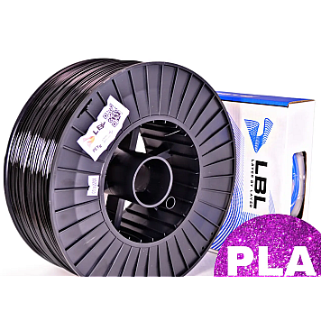 PLA Черный LBL Ø1,75мм Вес: 3 кг 