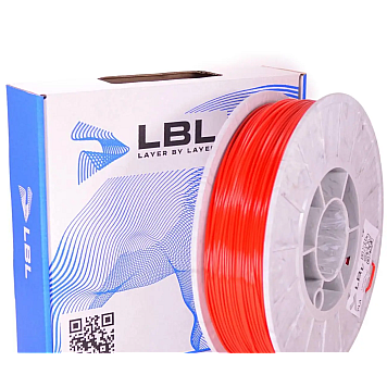 PLA Красный LBL Ø1,75мм Вес: 0,8кг 260м