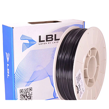 PLA Черный LBL Ø1,75мм Вес: 0,8кг 230м