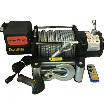 Лебедка Mega Winch MWT 17000 12/24В (Серия Power)
