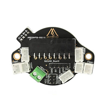 Плата коммутации FLY MiniAB_Board (плата+разъемы), Mellow для 3D принтера