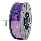 Пластик MonoFilament PLA Термохромный Фиолетово-Розовый Ø1,75мм Вес: 0,75кг