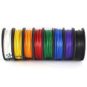 PLA Набор 8 цветов  MonoFilament Ø1,75мм Вес: 0,125кг