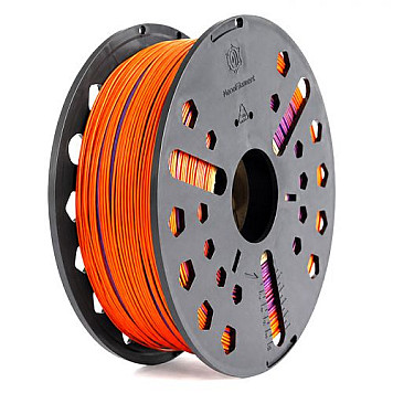 Пластик MonoFilament PLA Дуоцвет Оранжево-фиолетовый Ø1,75 мм, Вес: 1 кг