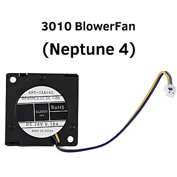 Оригинальный кулер 3010 для 3D принтера Neptune 4 Pro бесщёточный турбинного типа