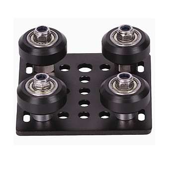 Пластина Openbuilds 20x20 mm V-slot с роликами D-24 мм для 3D принтера