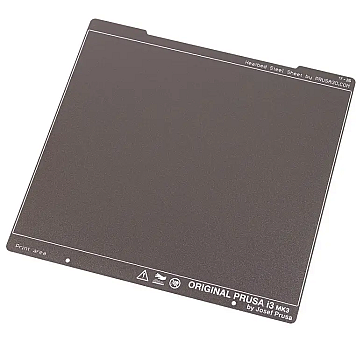 250x210mm Двухсторонняя платформа TEXTURED POWDER-COATED STEEL SHEET, PRUSA 