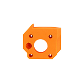 Крепление Z-левое нижнее оранжевое для 3D принтера Prusa