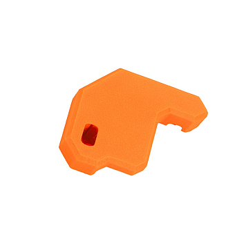 Крепление Z-левое верхнее оранжевое для 3D принтера Prusa