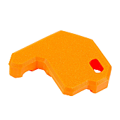 Крепление Z-правое верхнее ORG оранжевое для 3D принтера Prusa