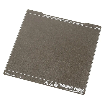 Пластина (стол) 254*240*0.65мм с текстурированным 2х-сторонним PEI покрытием PRUSA Textured Powder-coated Steel Sheet (оригинал)